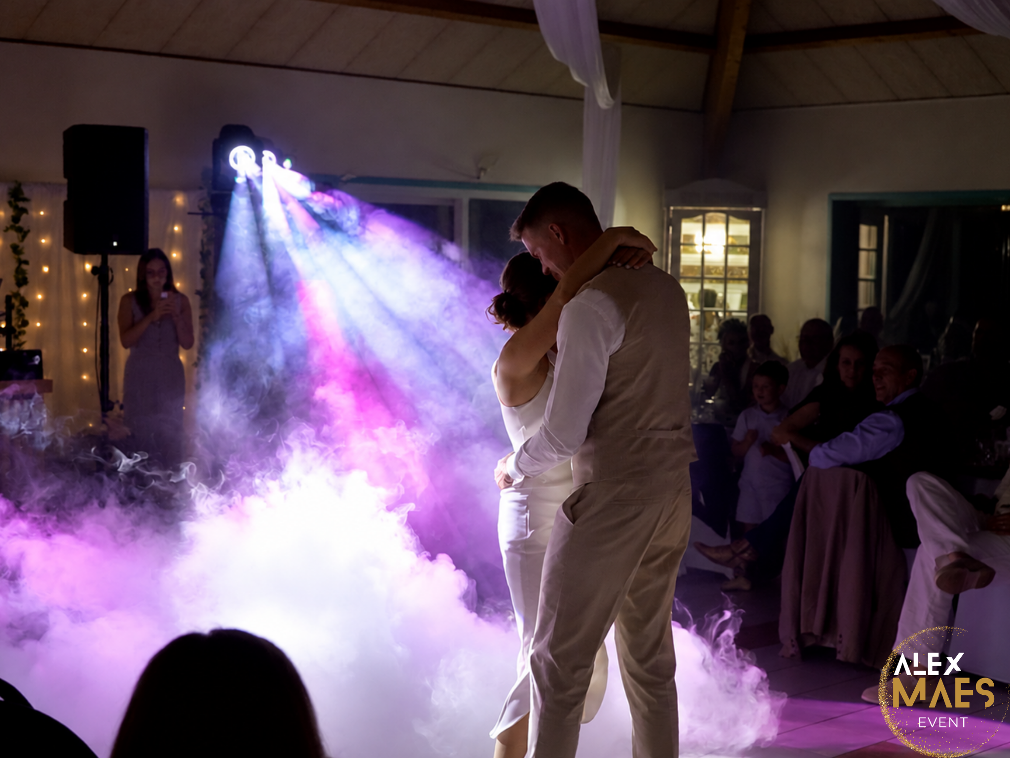Fumée lourde pour ouverture de bal