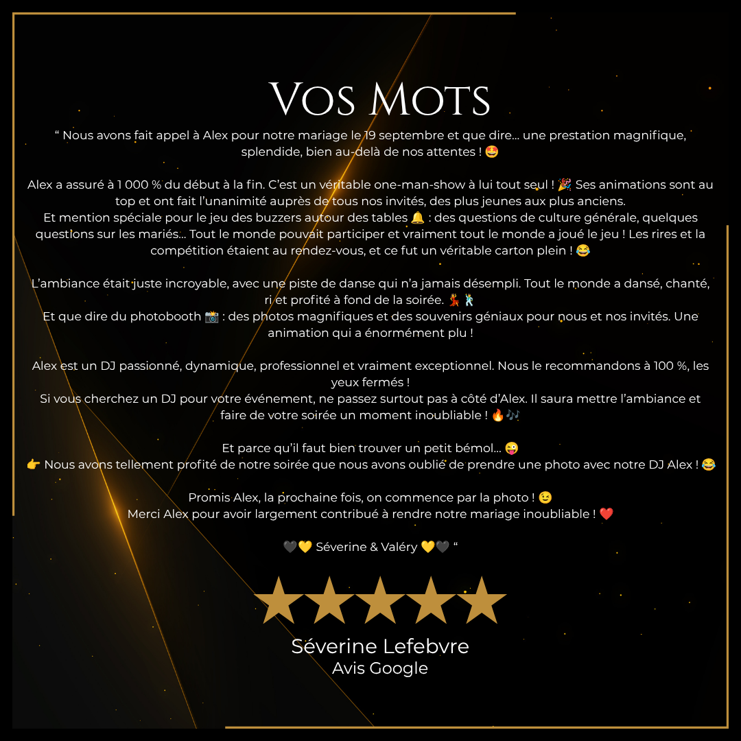 Avis de Séverine Lefebvre